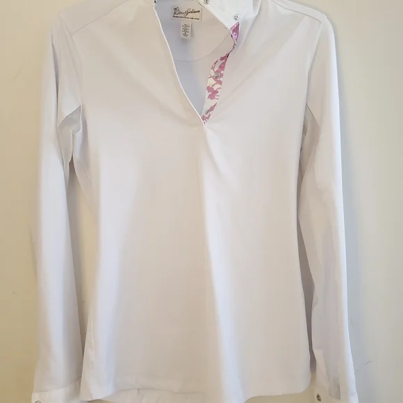 The Tailored Sportsman White Long Sleeve Top,USED - Picture 3 of 9
